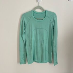 Lululemon Mint Green Long Sleeve Top